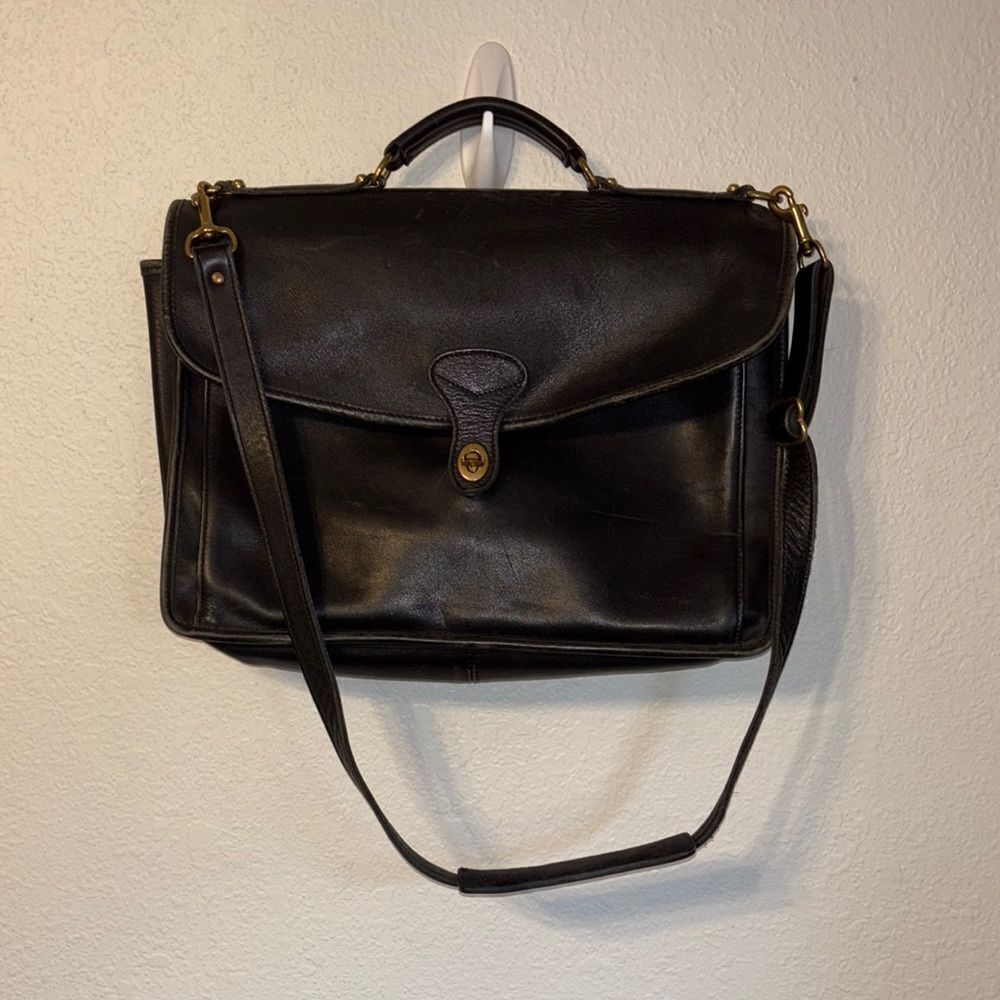 Jack Georges Leather Briefcase